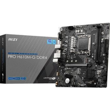 MSI Pro H610M-G DDR4 Micro-ATX Motherboard MSI Pro H610M-G DDR4 Micro-ATX Motherboard